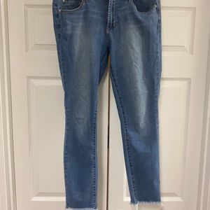 Articles of Society Raw Hem Skinny Jeans